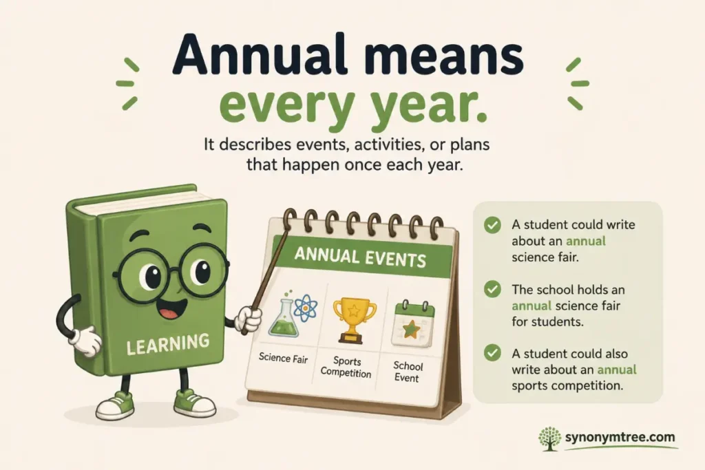 Anual Or Annual In School Writing