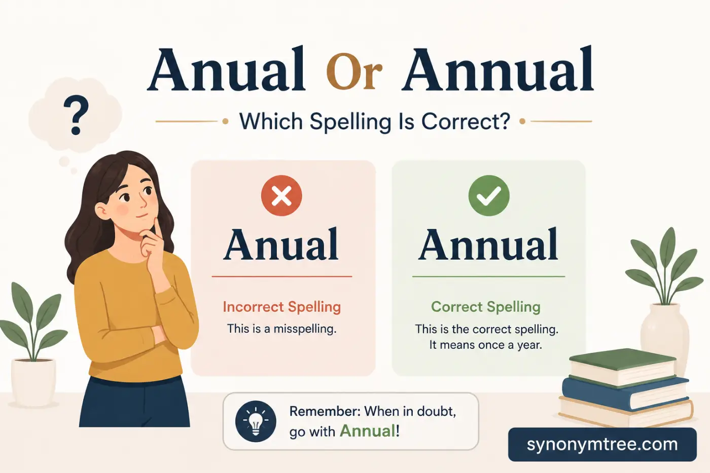 Anual Or Annual Which Spelling Is Correct