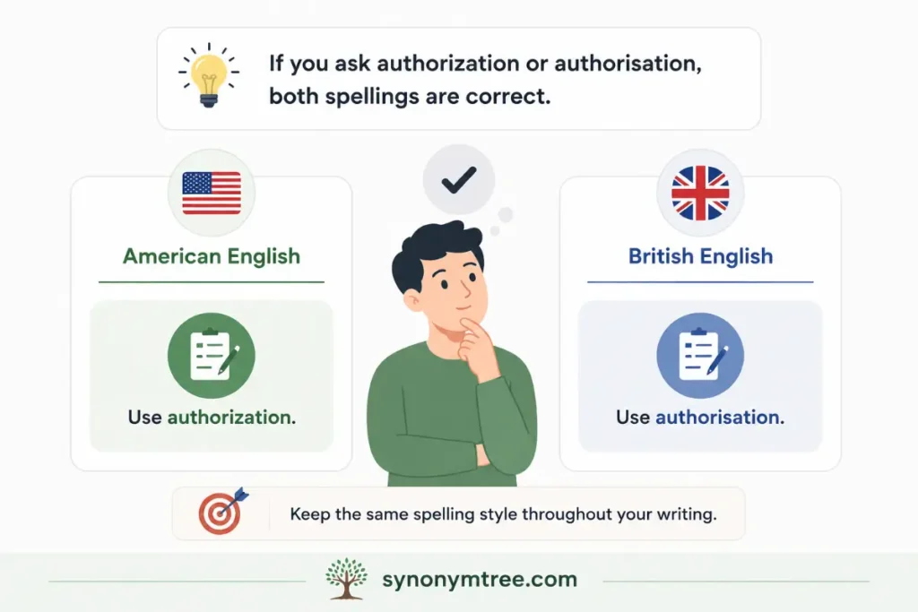 Authorization Or Authorisation Final Answer