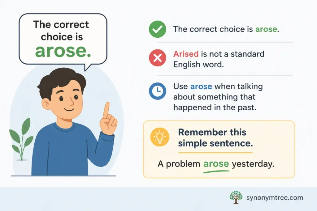 Final Answer About Arised Or Arose