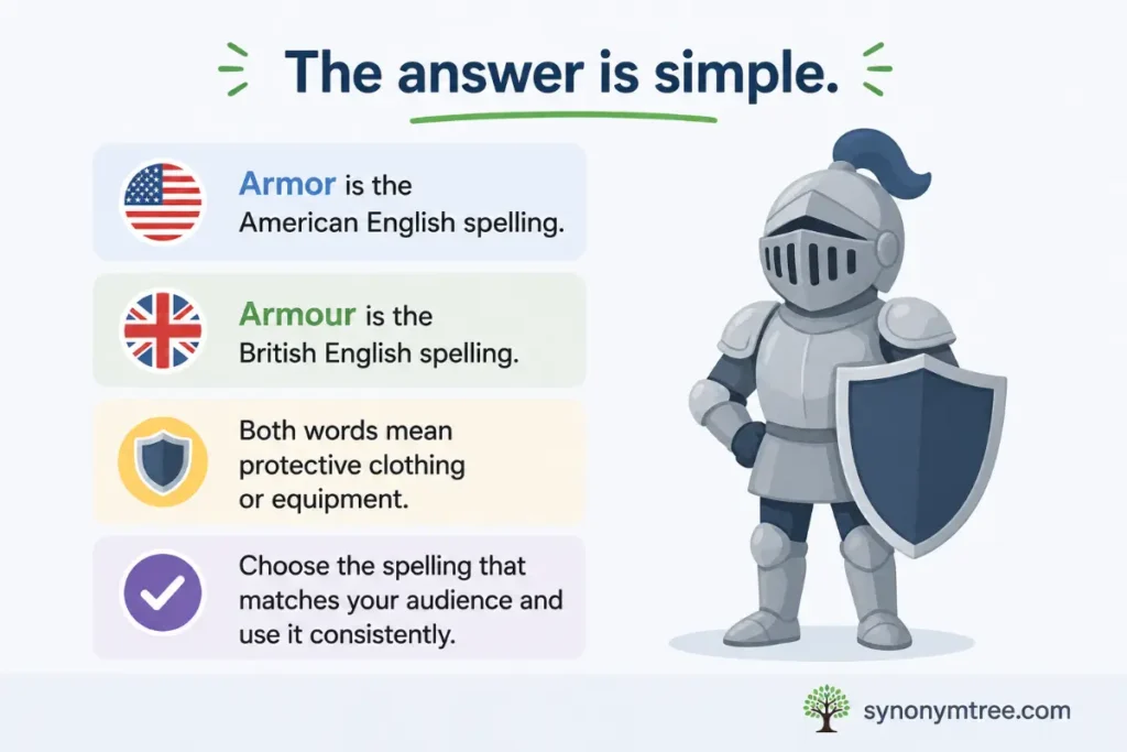 Final Answer About Armor Or Armour