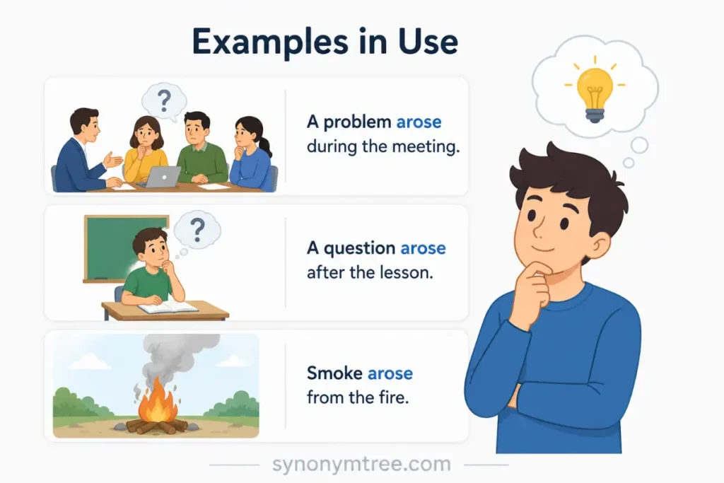 What Arised Or Arose Means In Simple English