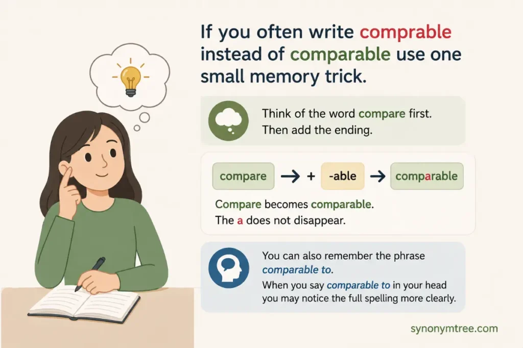 A Simple Memory Trick For Comprable Vs Comparable