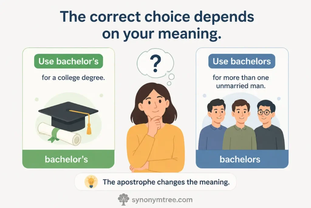 Bachelors Or Bachelor's Final Answer