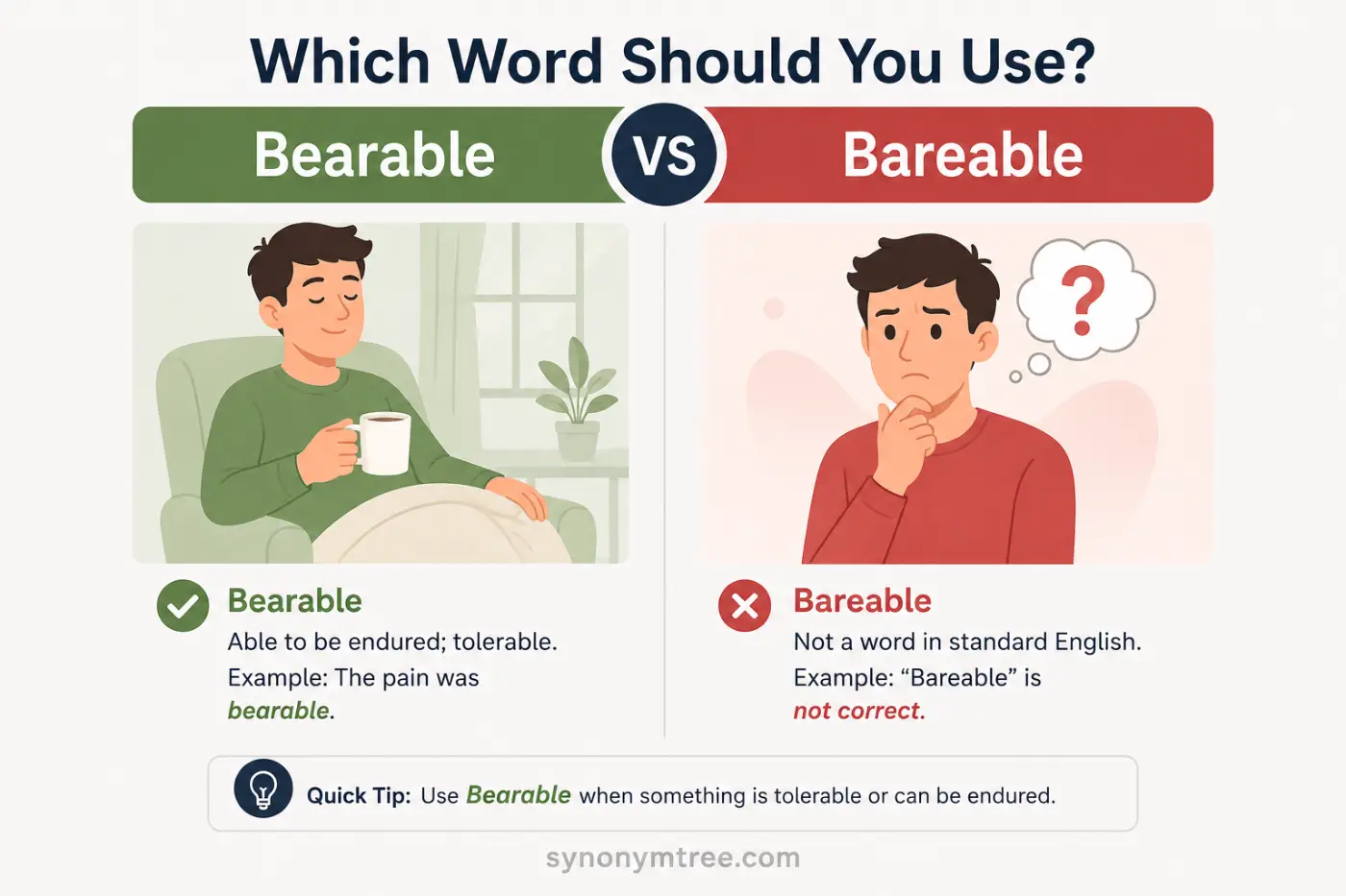 Bearable Vs Bareable Which Word Should You Use