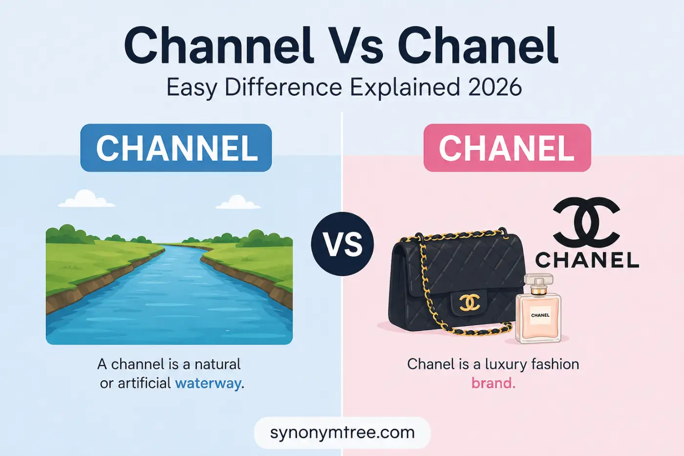 Channel Vs Chanel Easy Difference Explained 2026