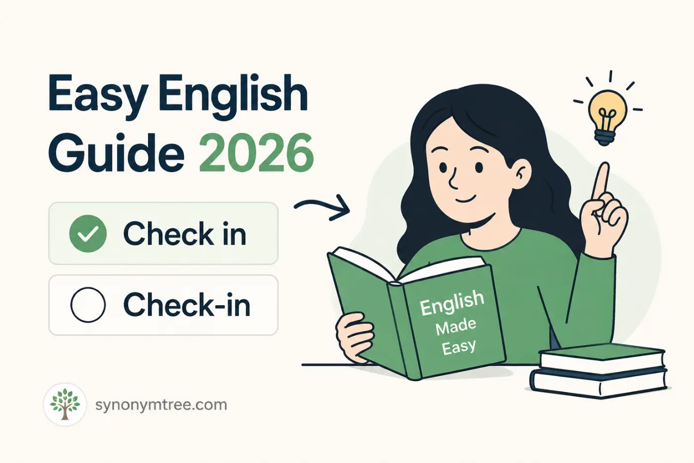 Check in or check-in Easy English Guide 2026