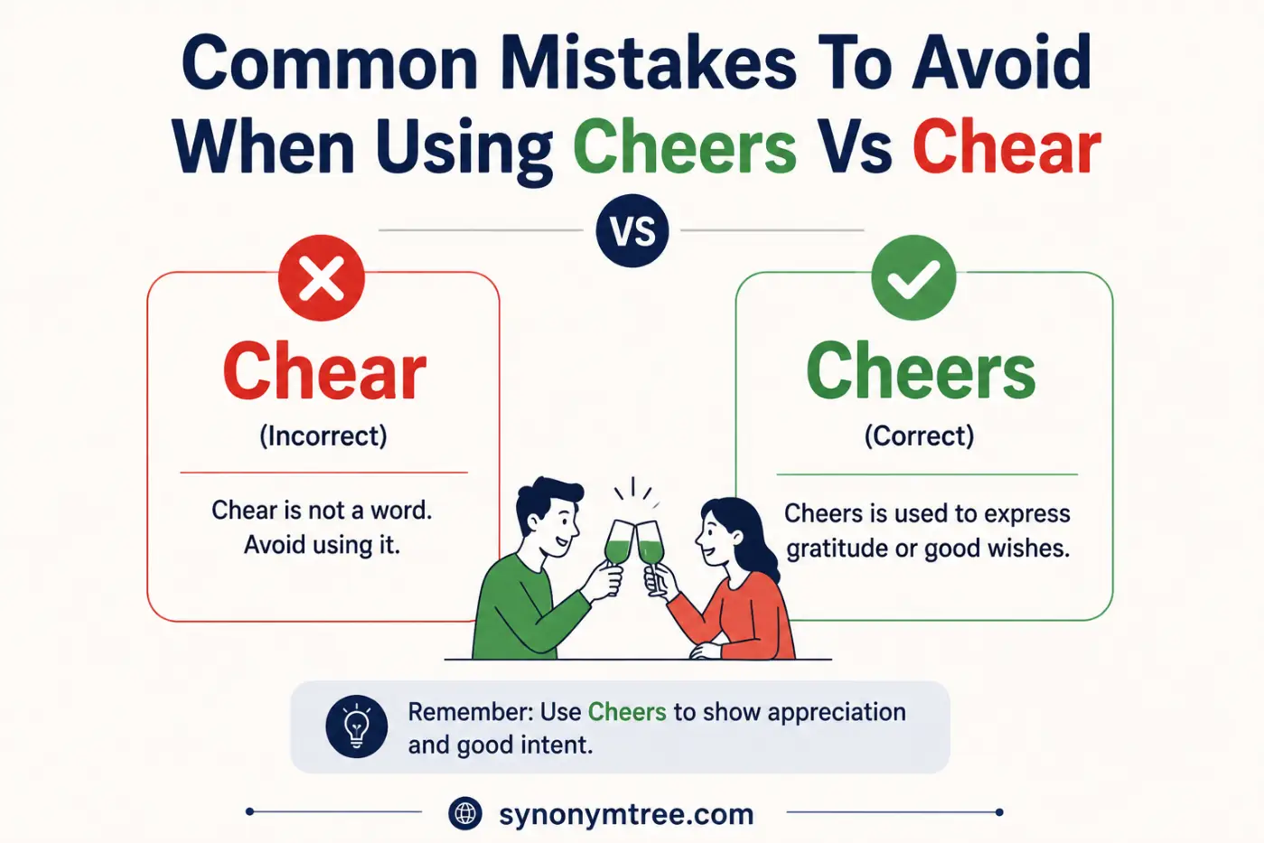 Common Mistakes To Avoid When Using Cheers Vs Chear