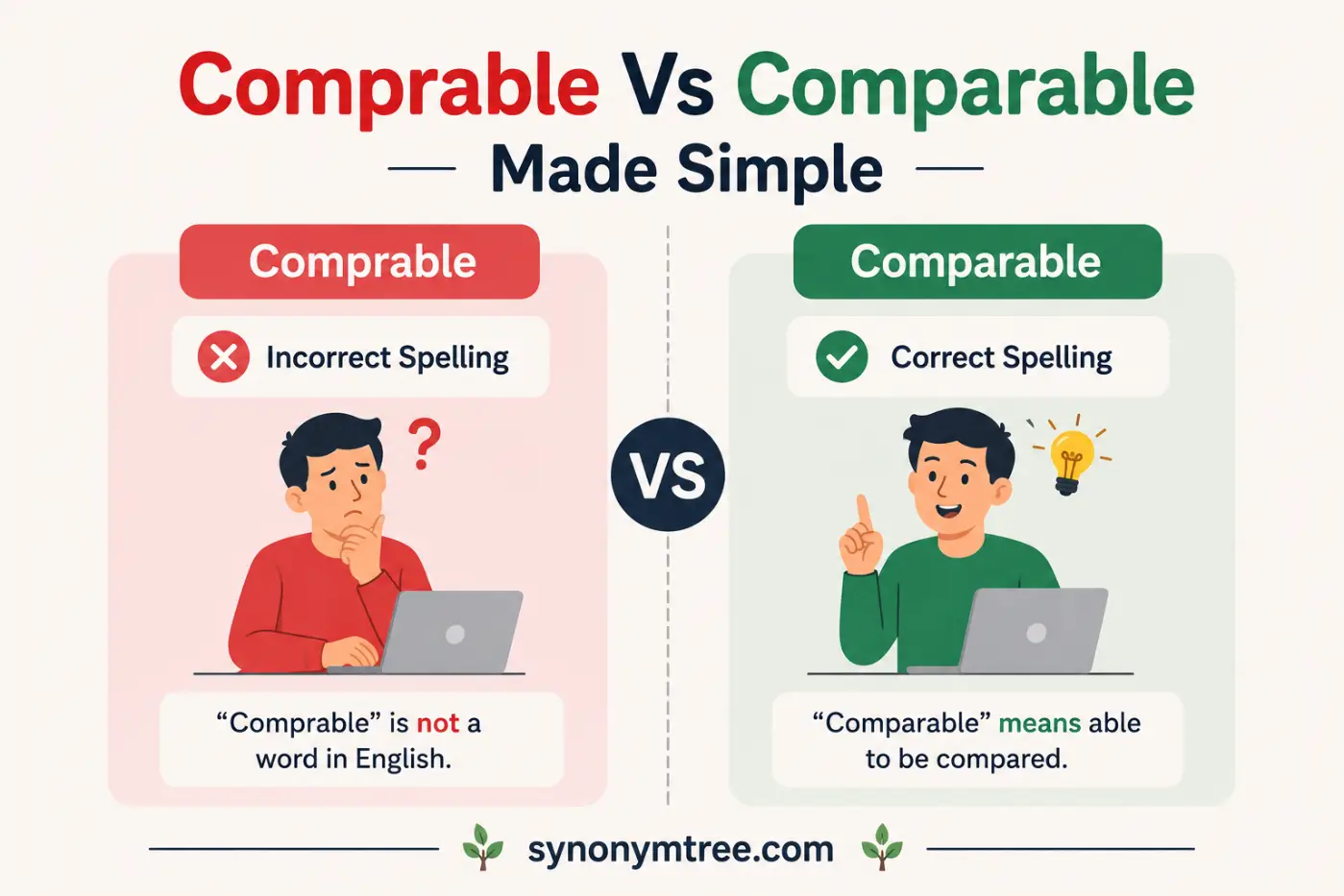 Comprable Vs Comparable Made Simple