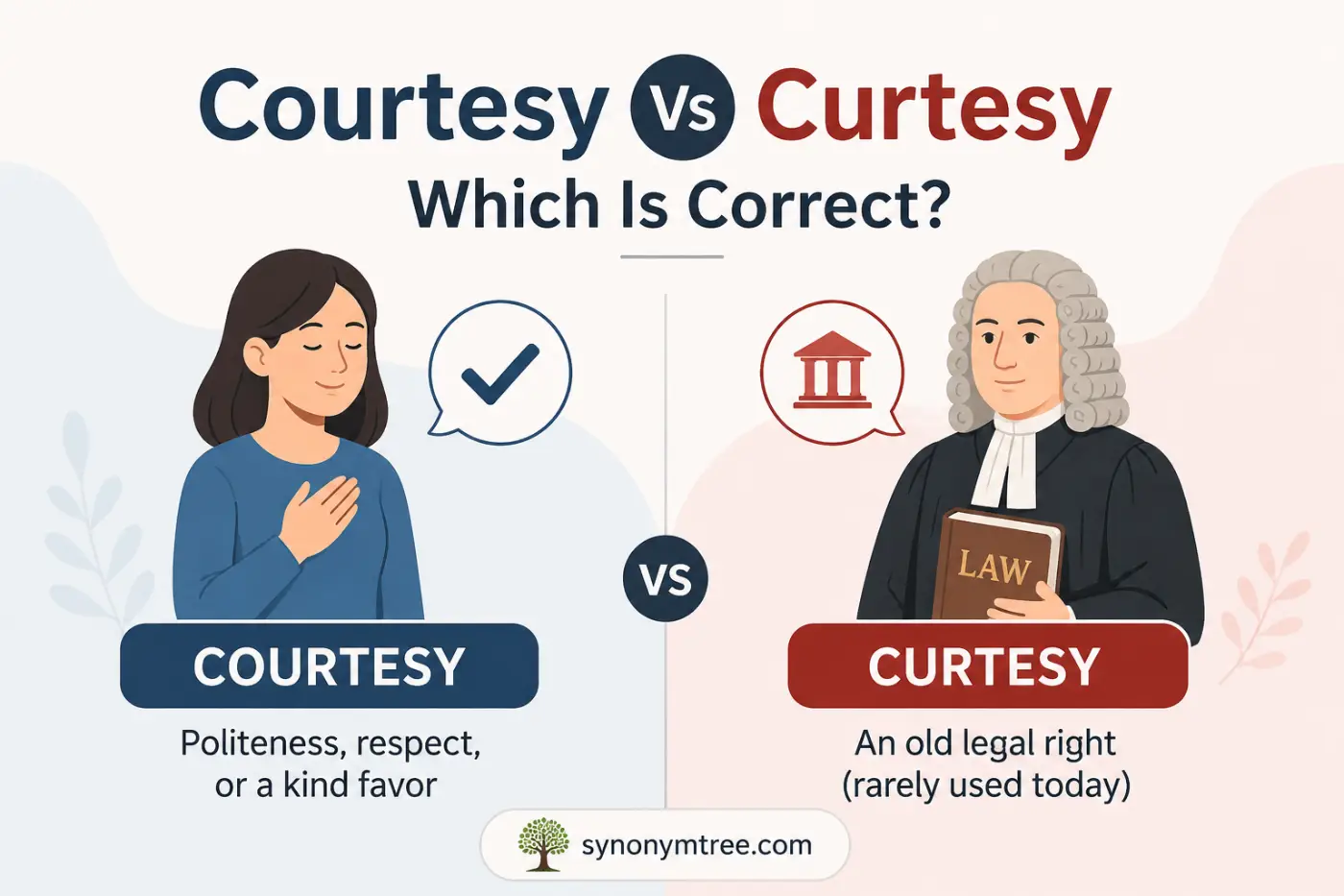 Courtesy Vs Curtesy Which Is Correct