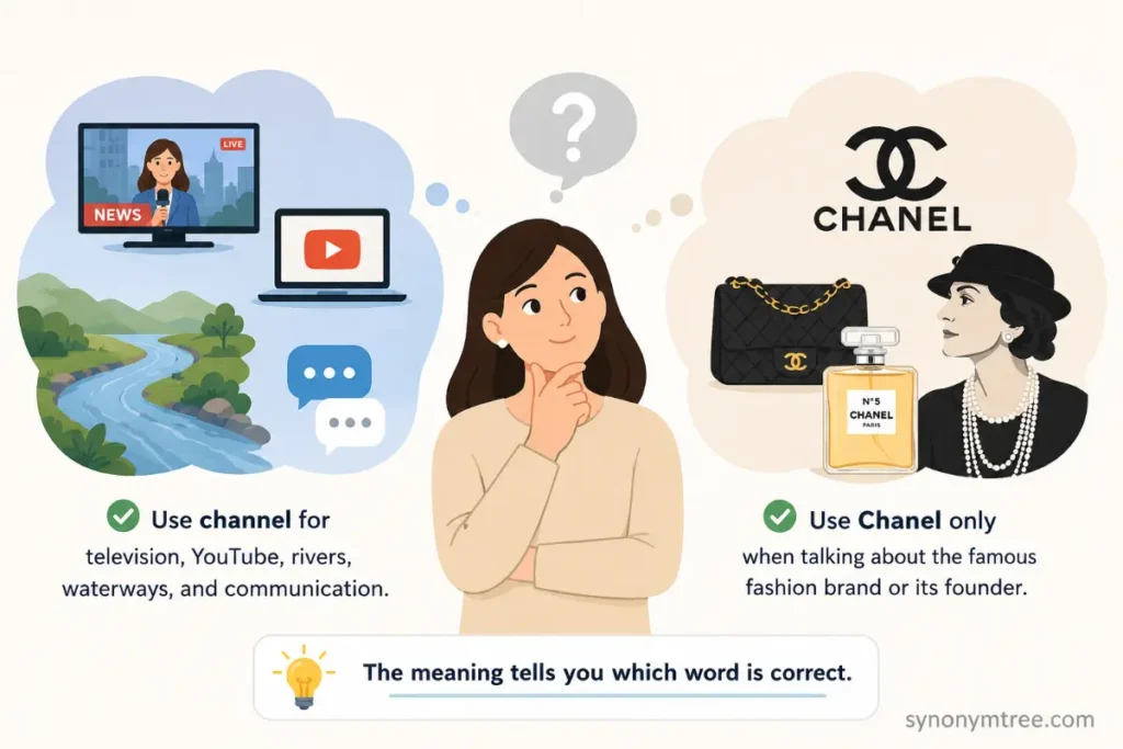 Final Answer About Channel Vs Chanel