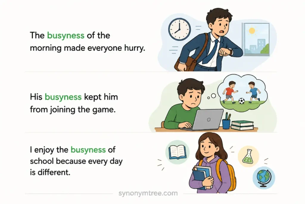How People Actually Use Busyness Vs Business In Daily English