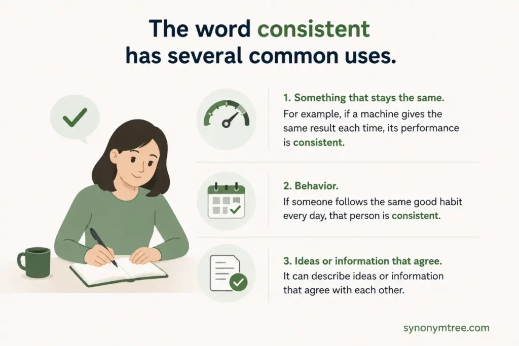 Is Consistent or Consistant Used in Different Situations