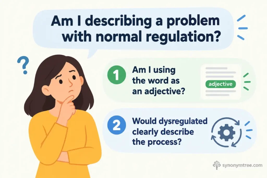 A Quick Editing Test for Dysregulated Vs Disregulated