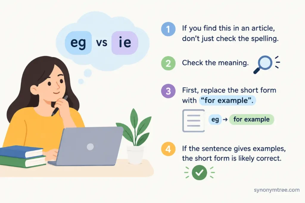 A Simple Editing Method For eg vs ie