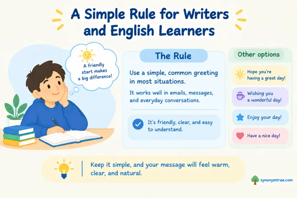 A Simple Rule for Writers and English Learners