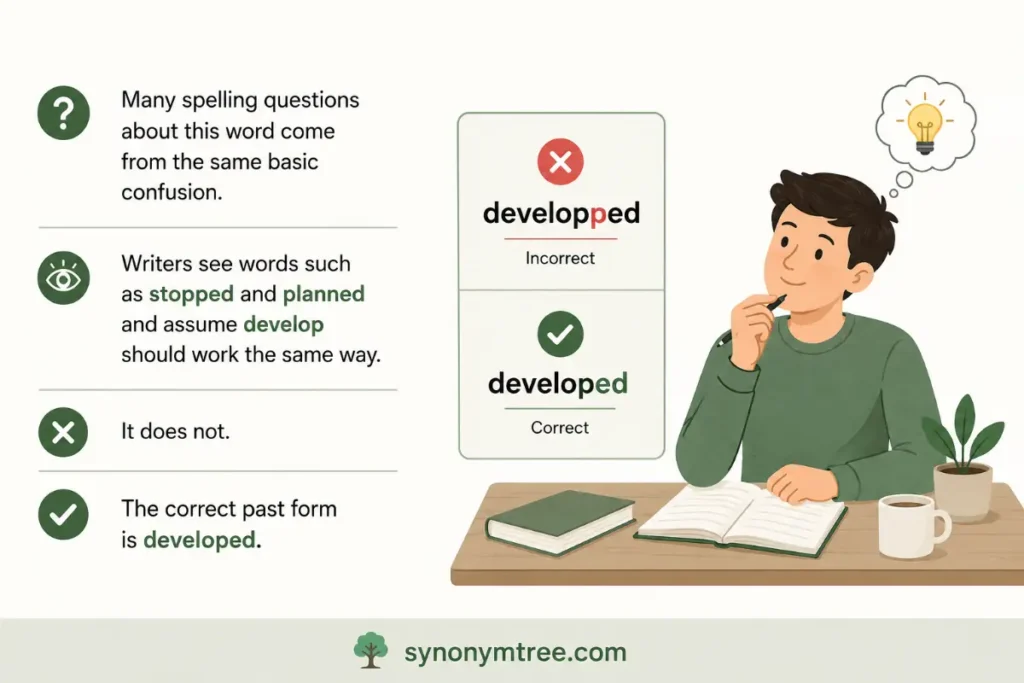 Common Spelling Mistakes in Developed Vs Developped