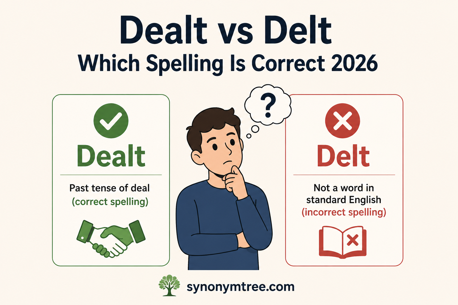 Dealt vs Delt Which Spelling Is Correct