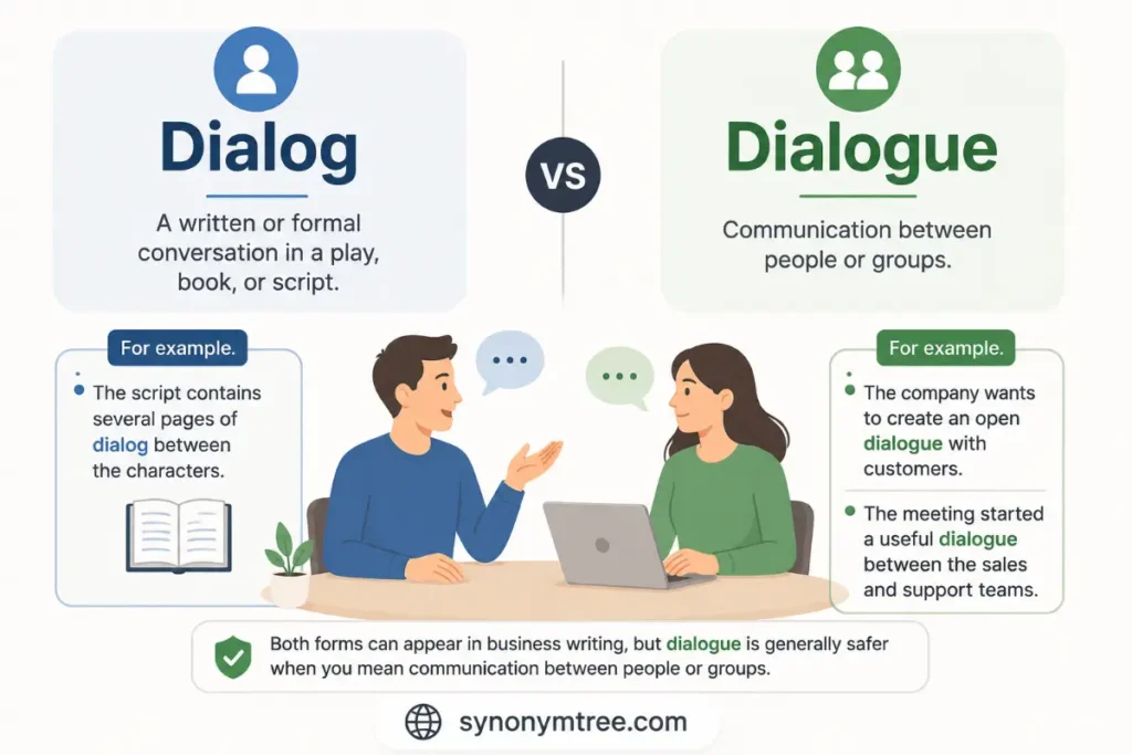 Dialog Vs Dialogue In Business