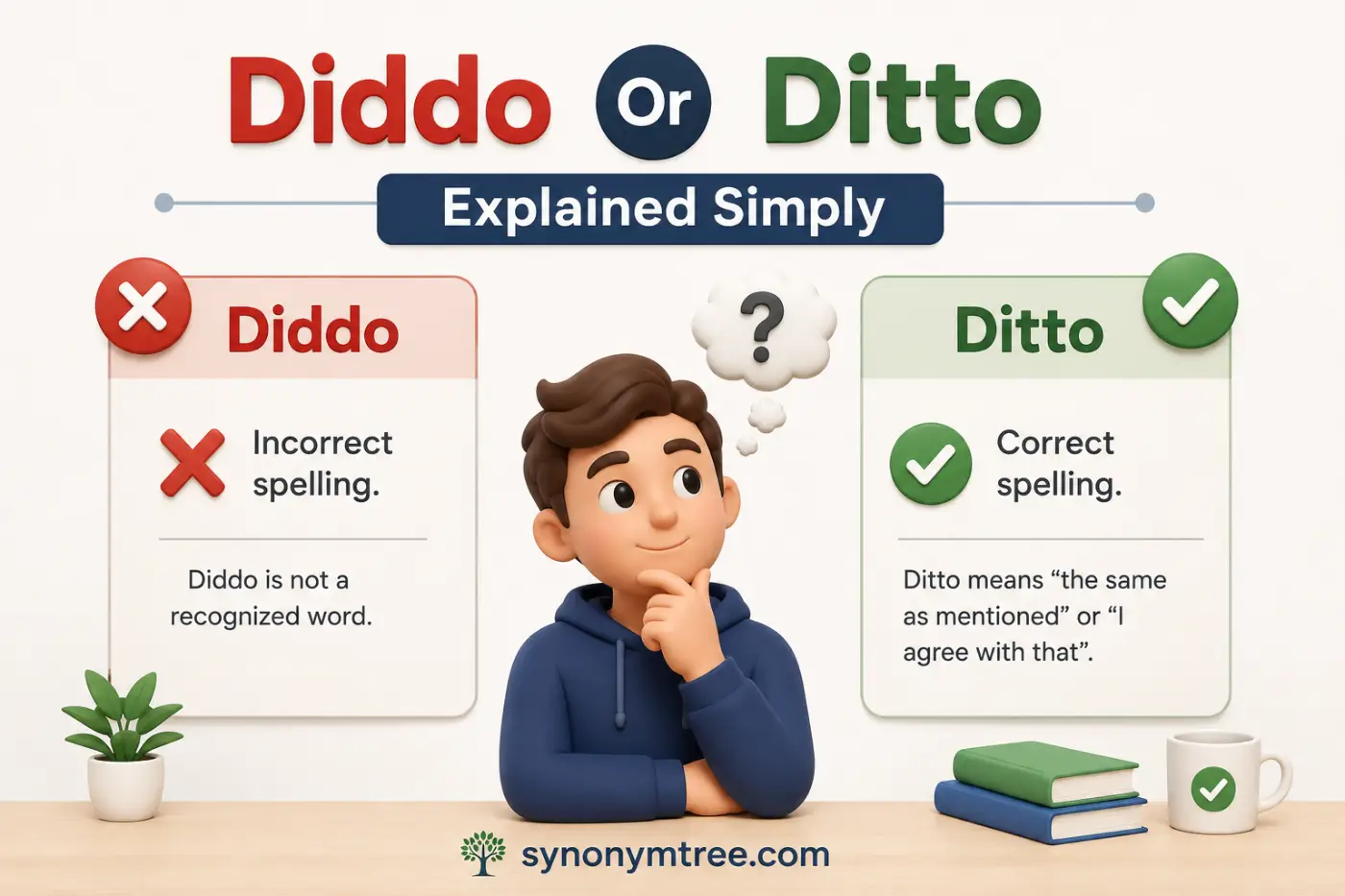 Diddo Or Ditto Explained Simply