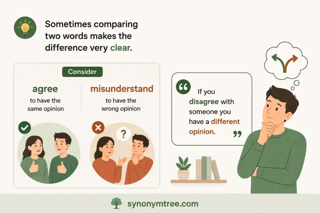 dis and mis prefixes In Opposite Situations