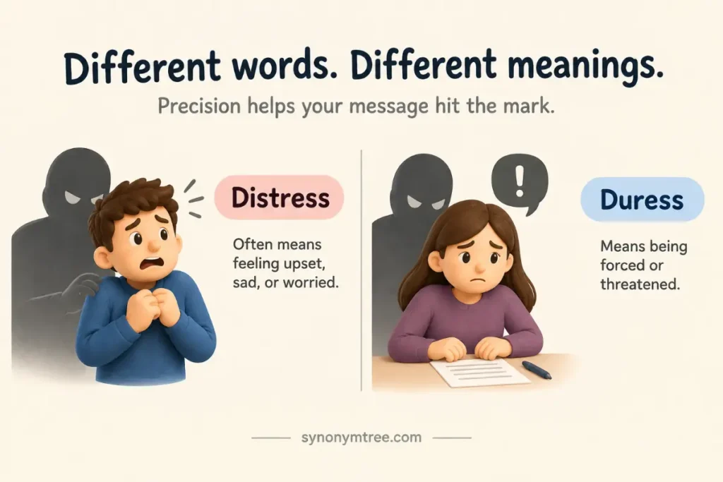 Distress Vs Duress In Writing