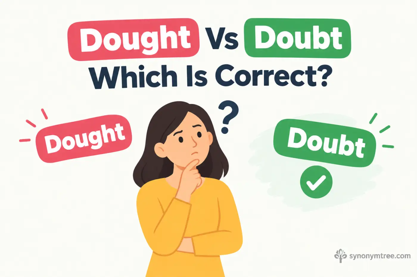 Dought Vs Doubt Which Is Correct