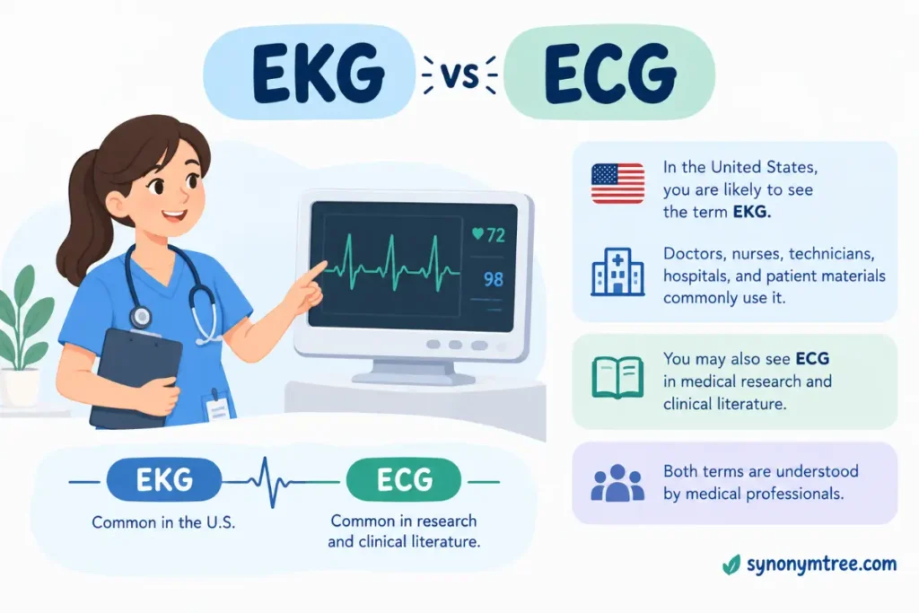 EKG vs ECG In The United States