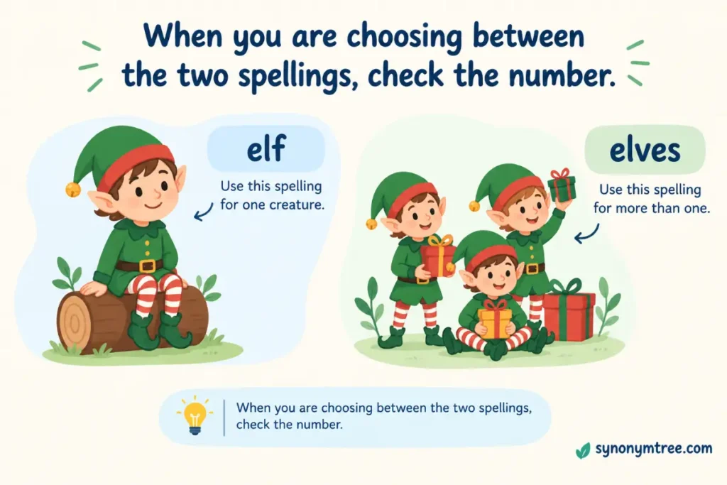 Elfs Or Elves In A Sentence