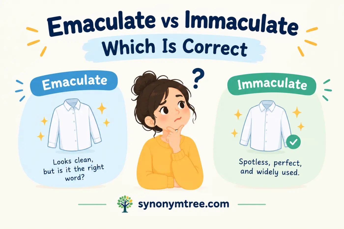 Emaculate vs Immaculate Which Is Correct
