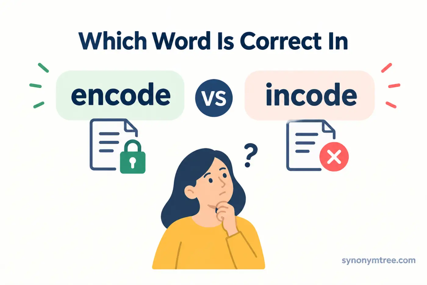 Encode Vs Incode Which Word Is Correct