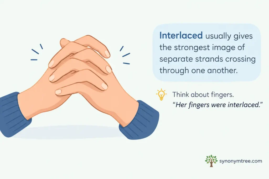 Entwined Vs Intertwined And Interlaced