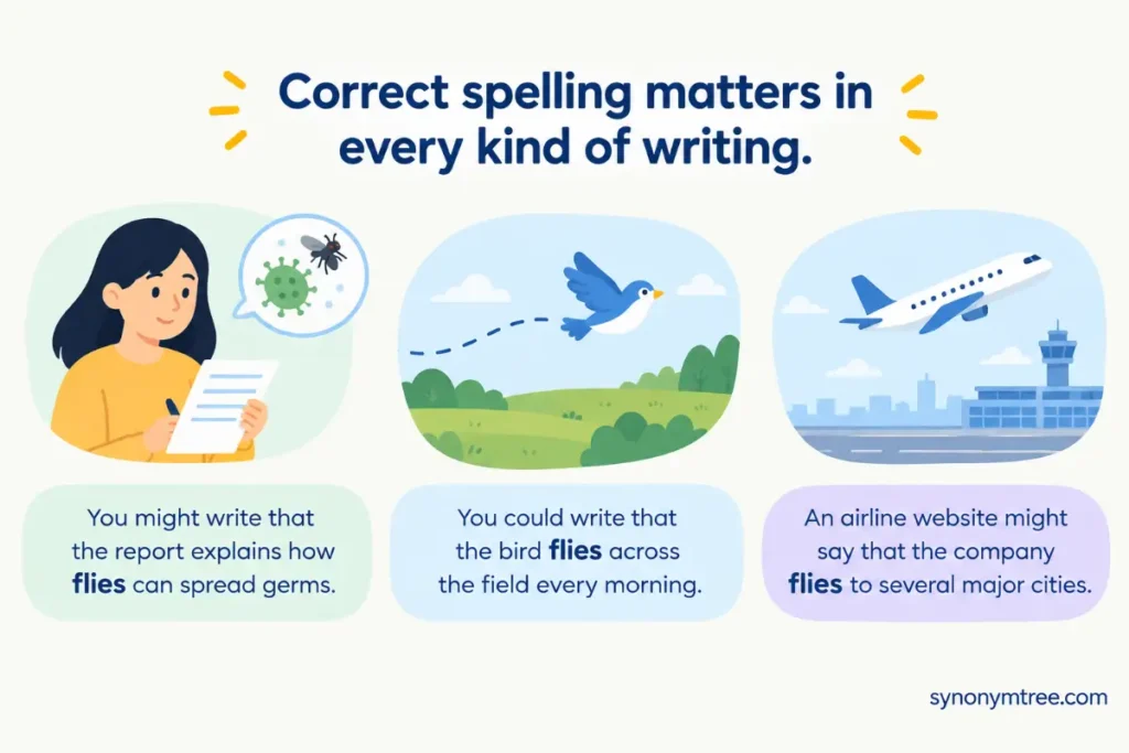 Examples Of Flies Or Flys For School And Work