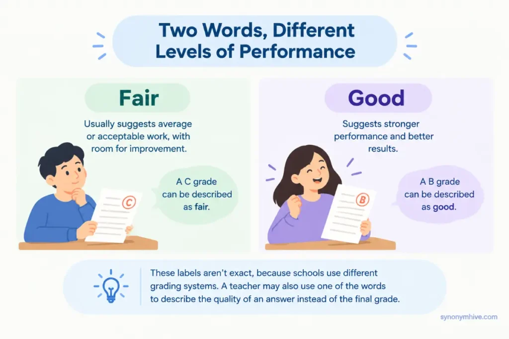 Fair Vs Good For Grades