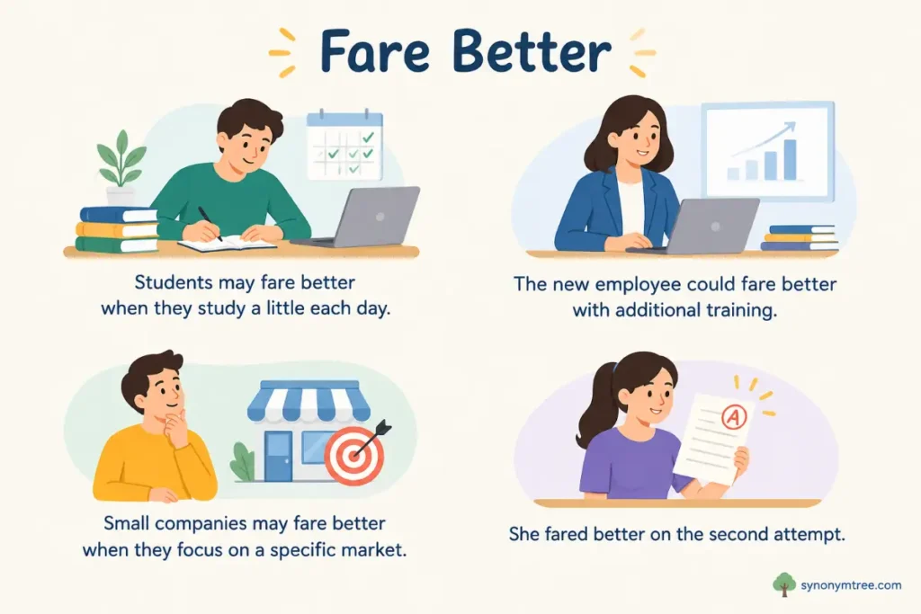 Fare Better Or Fair Better Examples