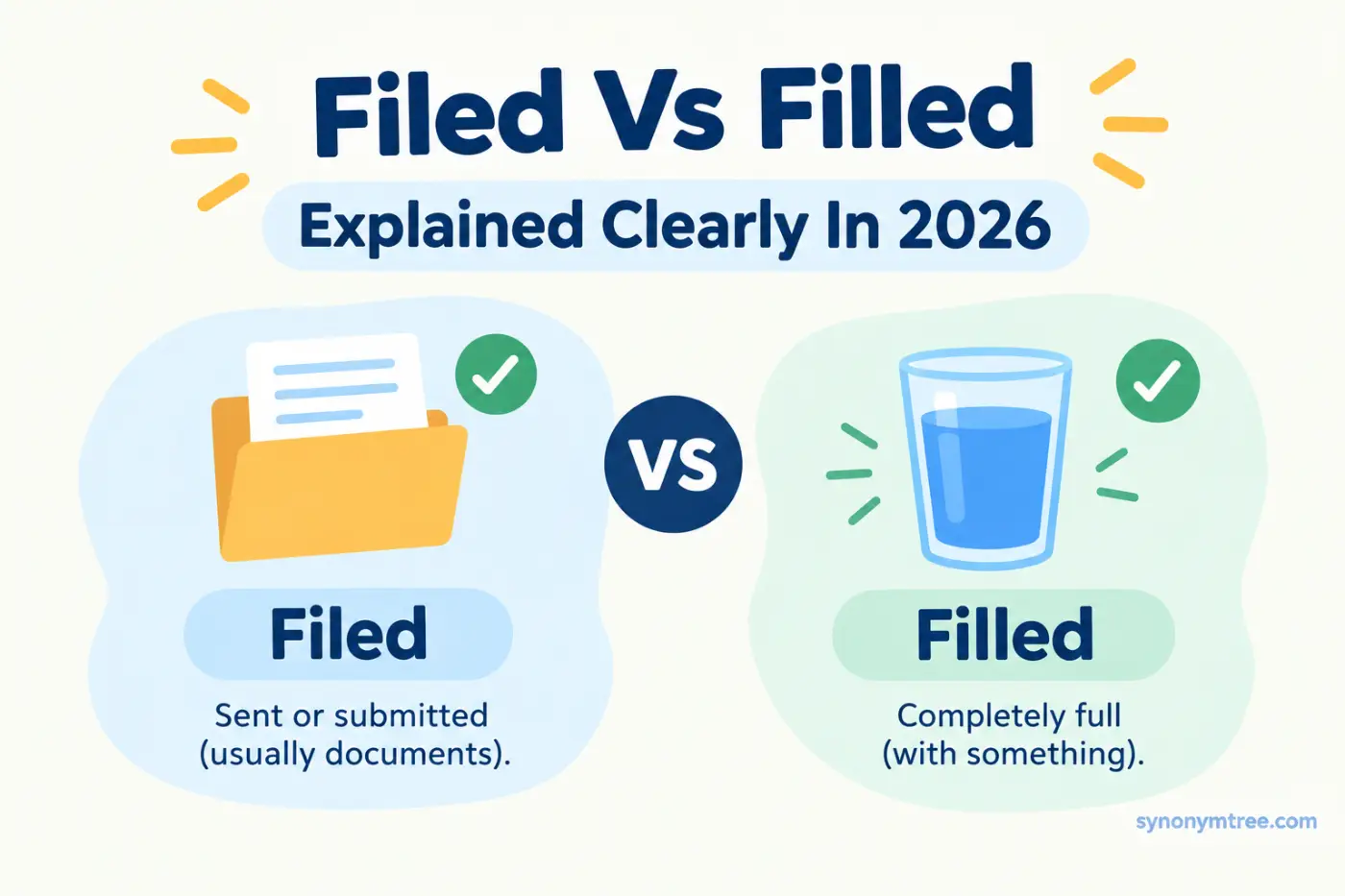 Filed Vs Filled Explained Clearly
