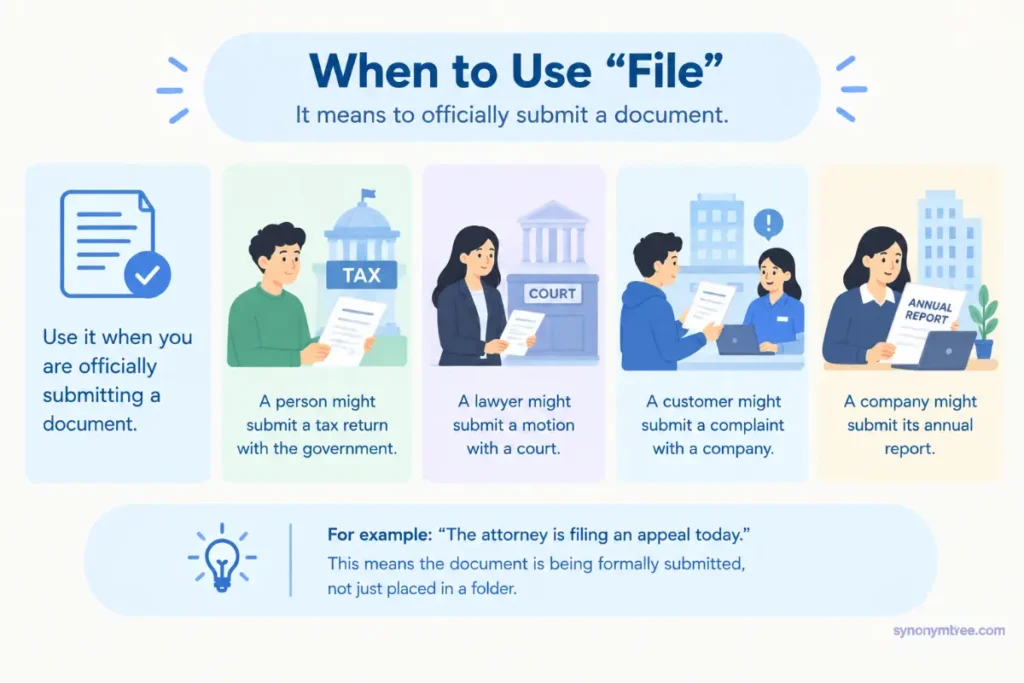 Filing Official Documents