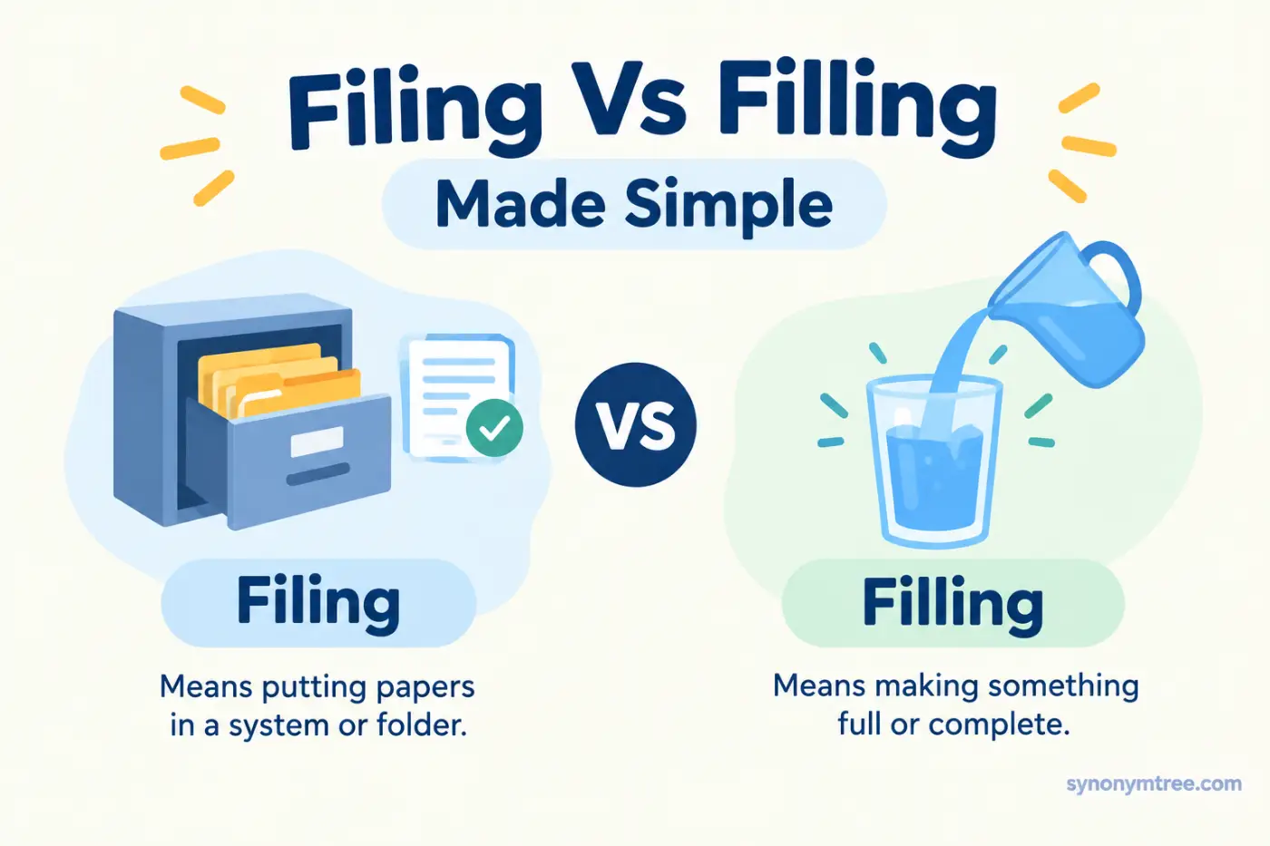 Filing Vs Filling Made Simple 2026