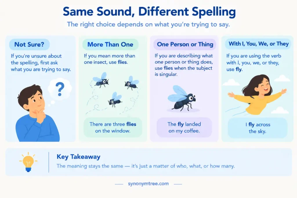 Flies Or Flys In A Sentence