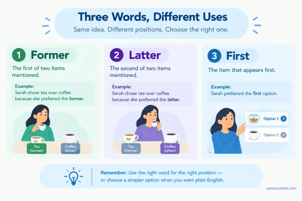 Former Vs Latter Compared