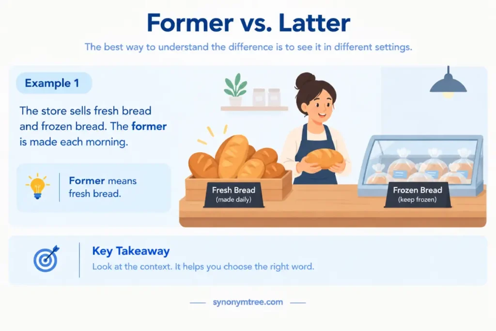 Former Vs Latter In Real Examples