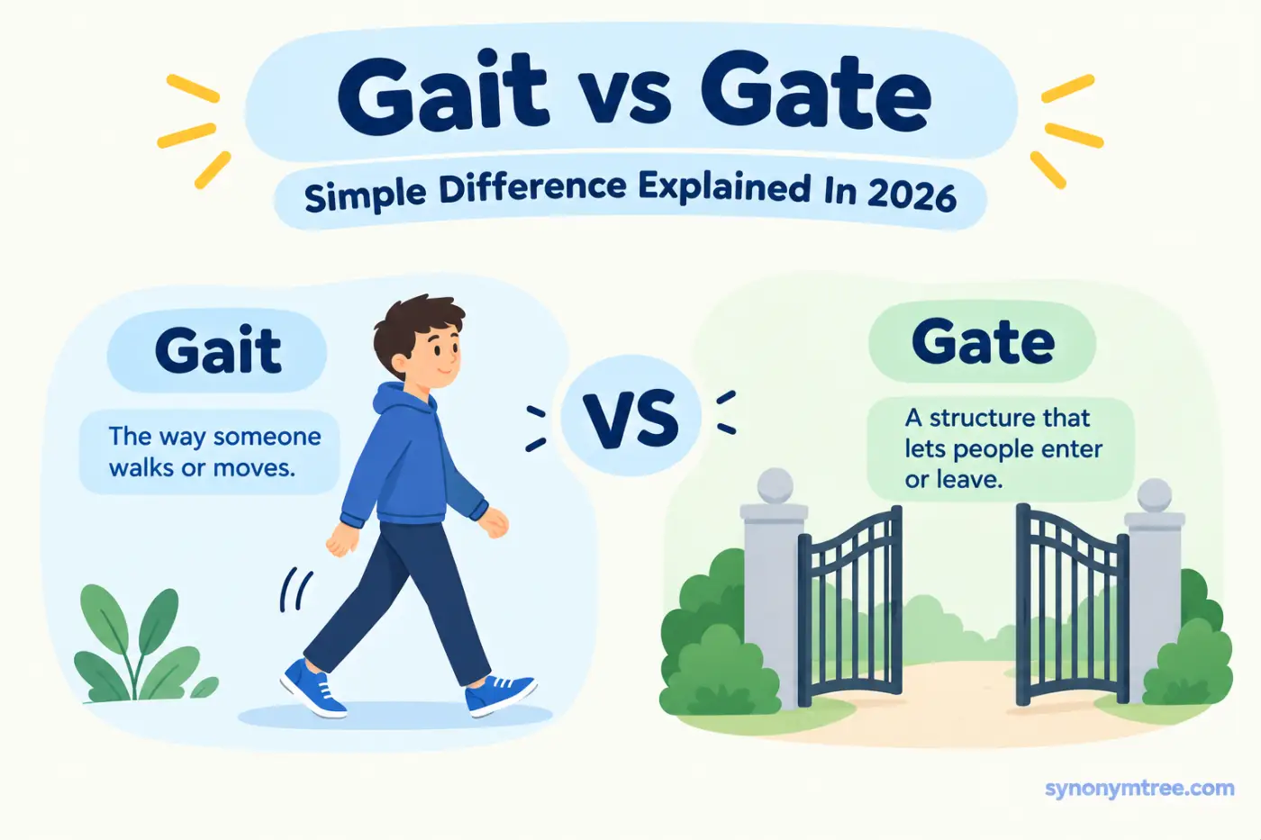 Gait vs Gate Simple Difference Explained In 2026