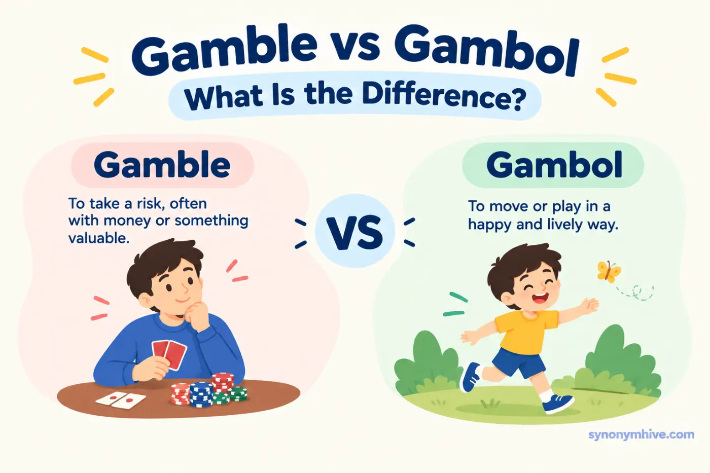 Gamble vs Gambol: What Is the Difference?