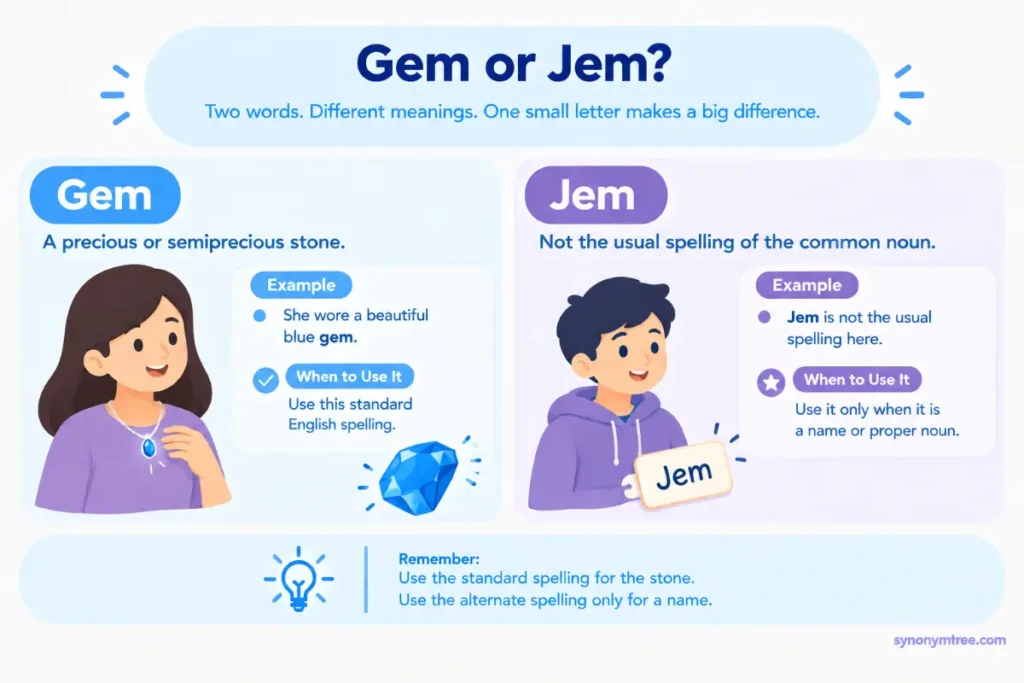 Gem or Jem Comparison