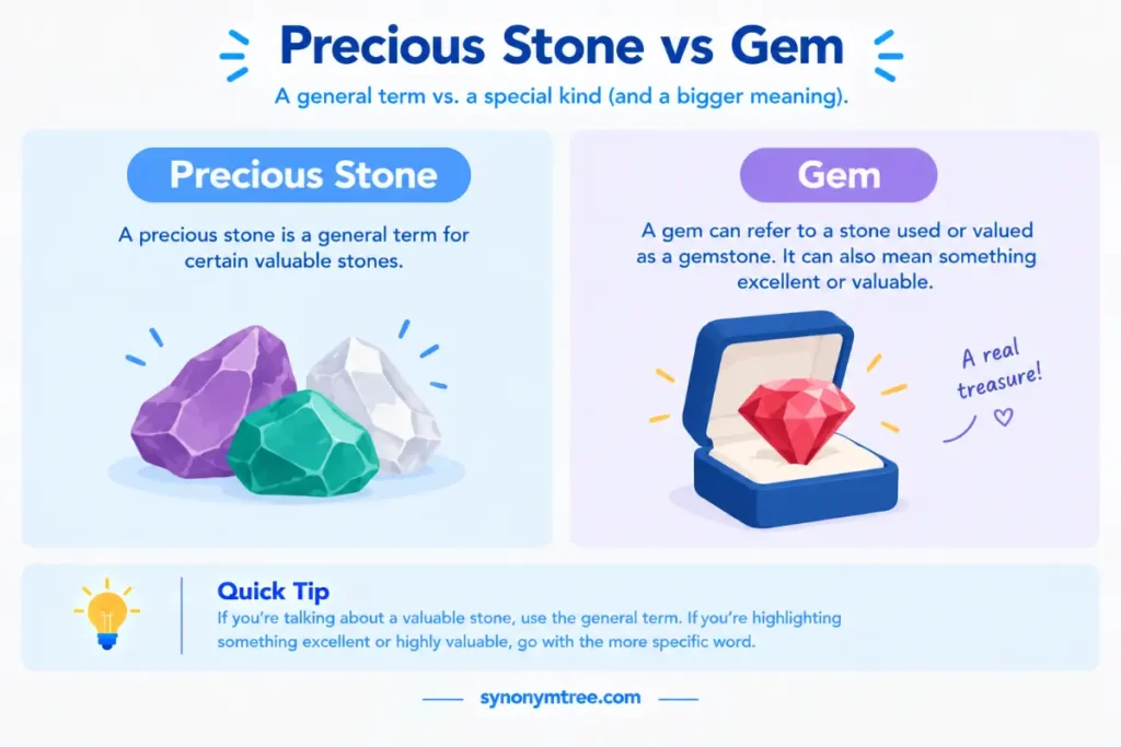 Gem vs. Precious Stone