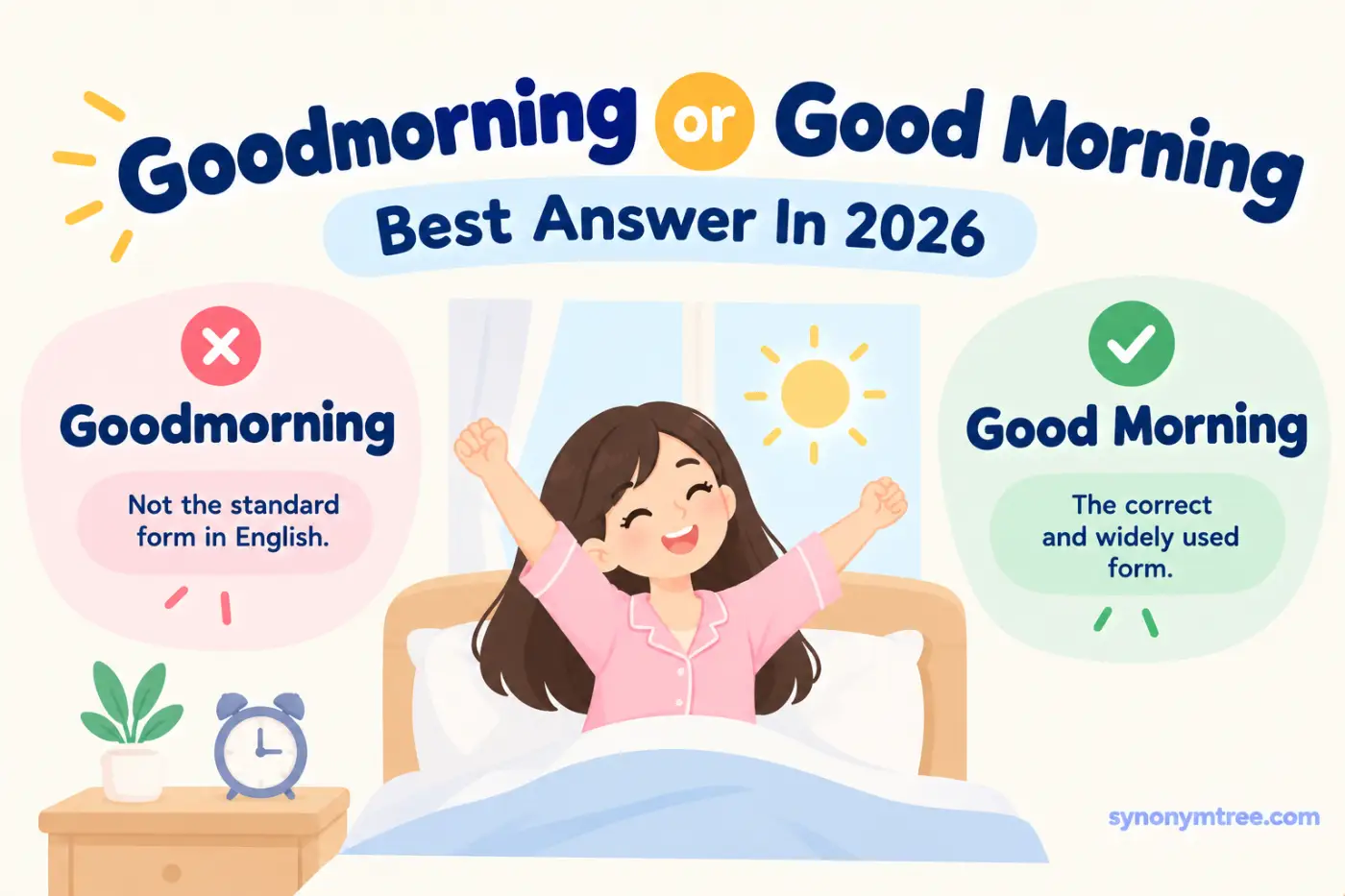 Goodmorning or Good Morning Best Answer In 2026
