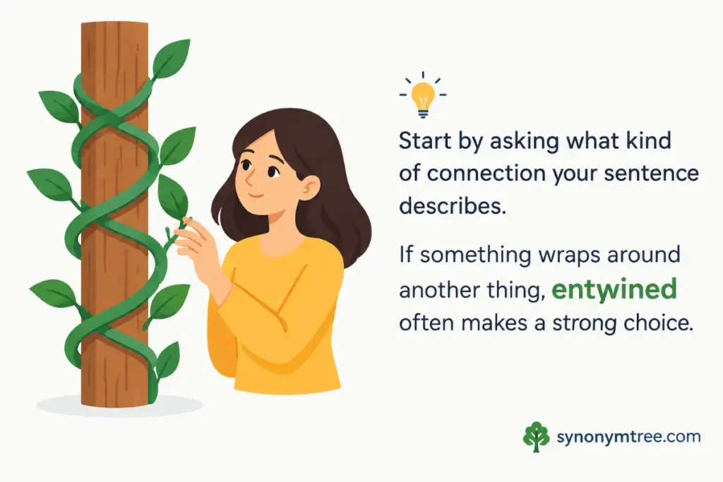 How To Choose The Right Word in Entwined vs Intertwined