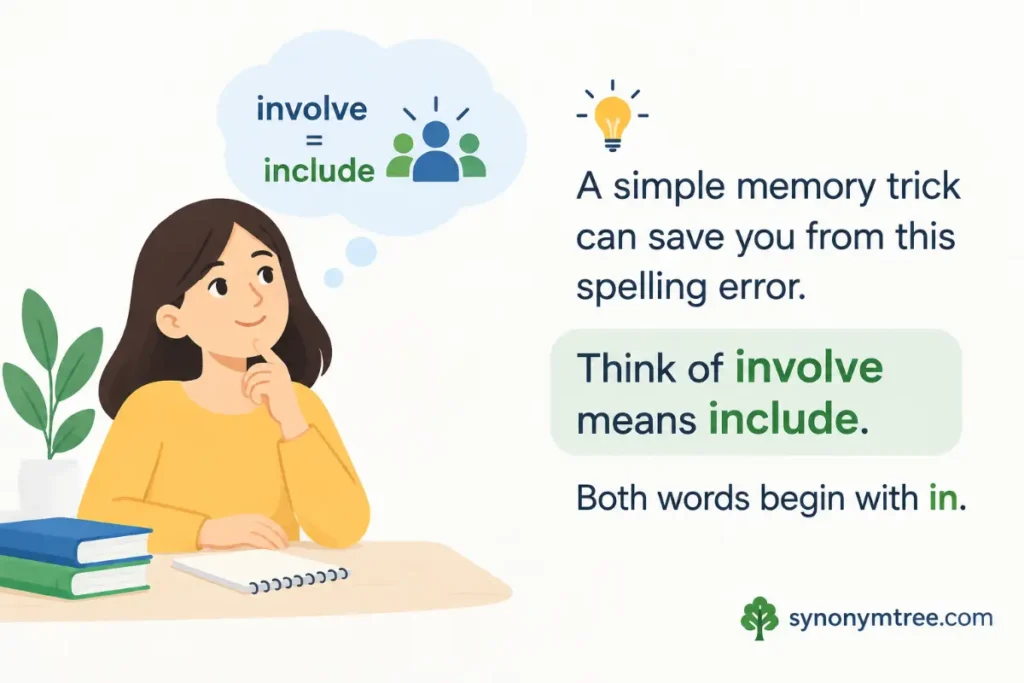 How To Remember The Correct Spelling from Envolve vs Involve