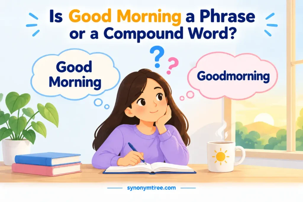 Is Good Morning a Phrase or a Compound Word