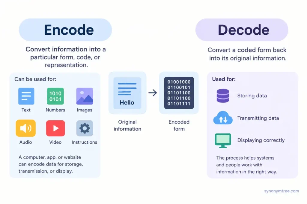 What Does Encode Mean